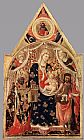 Antonio Da Firenze Canvas Paintings - Madonna and Child with Saints